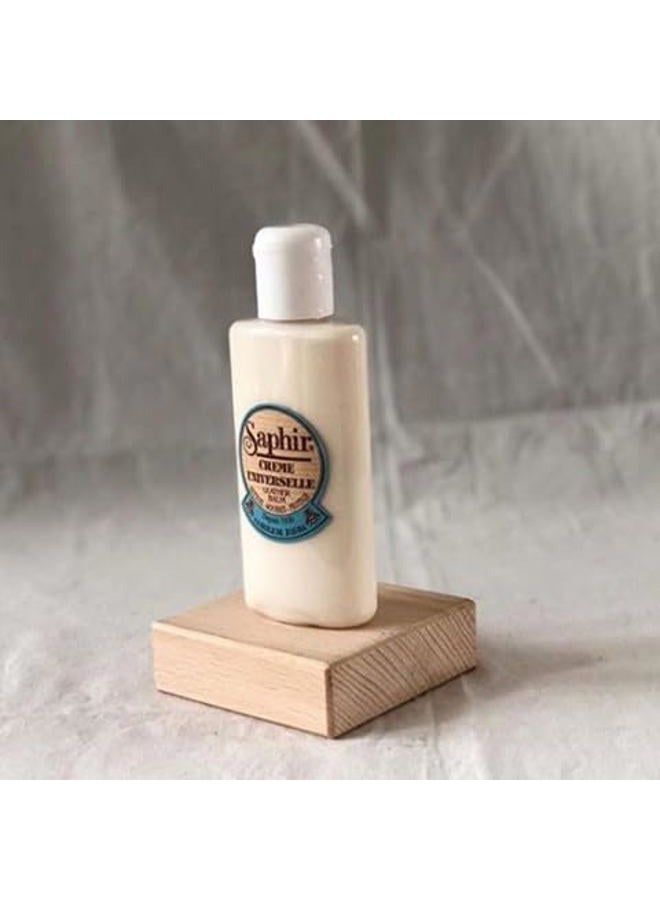 SAPHIR Beauté du Cuir Crème Universelle - All-Purpose Leather Balm for Repair & Shine with Jojoba Oil & Beeswax - Non-Pigmented Leather Cream - 150ml - Image 2